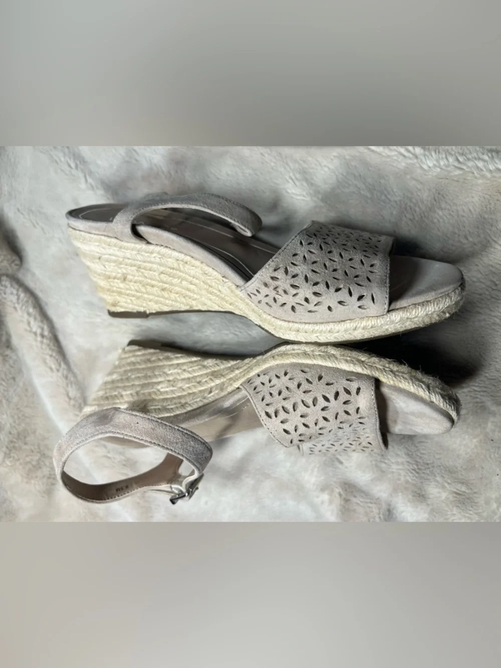 Vionic Ariel Wedge Espadrille Sandal Size 9.5